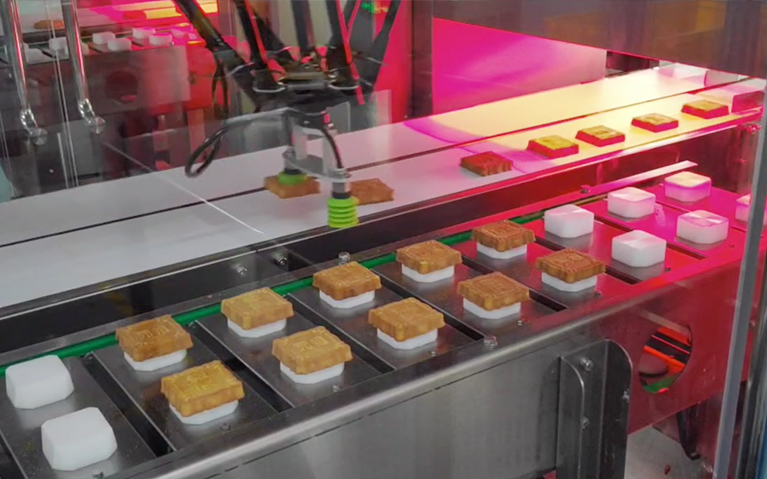 雪月餅柔性制作自動化產(chǎn)線